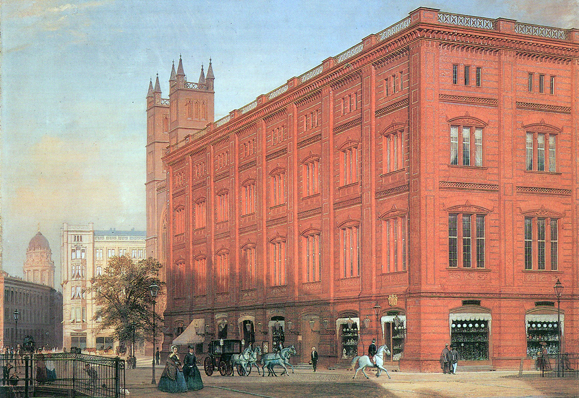 奧德華・格特納筆下的柏林城市街景