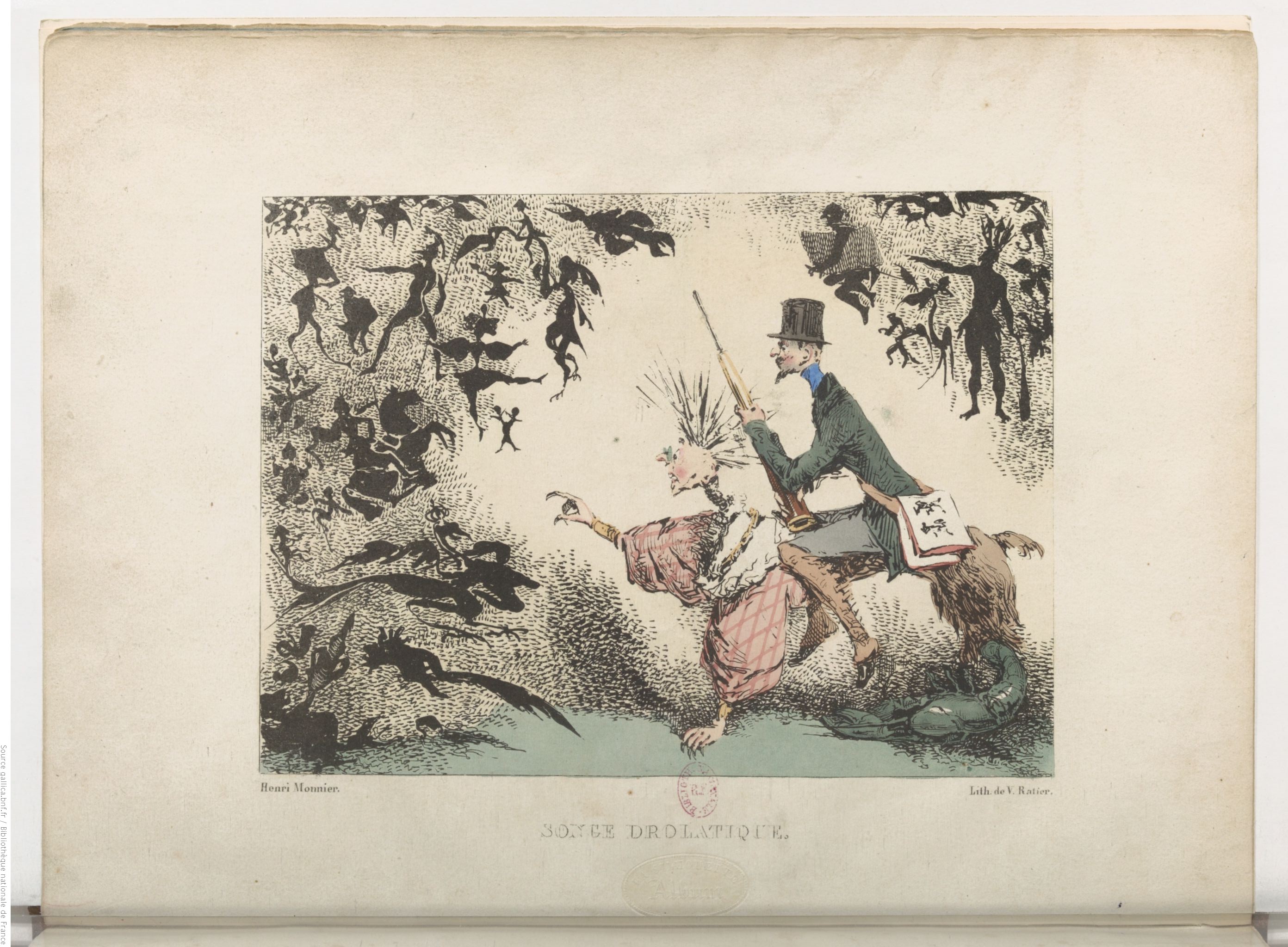 楊fig3 Silhouette Songe drolatique