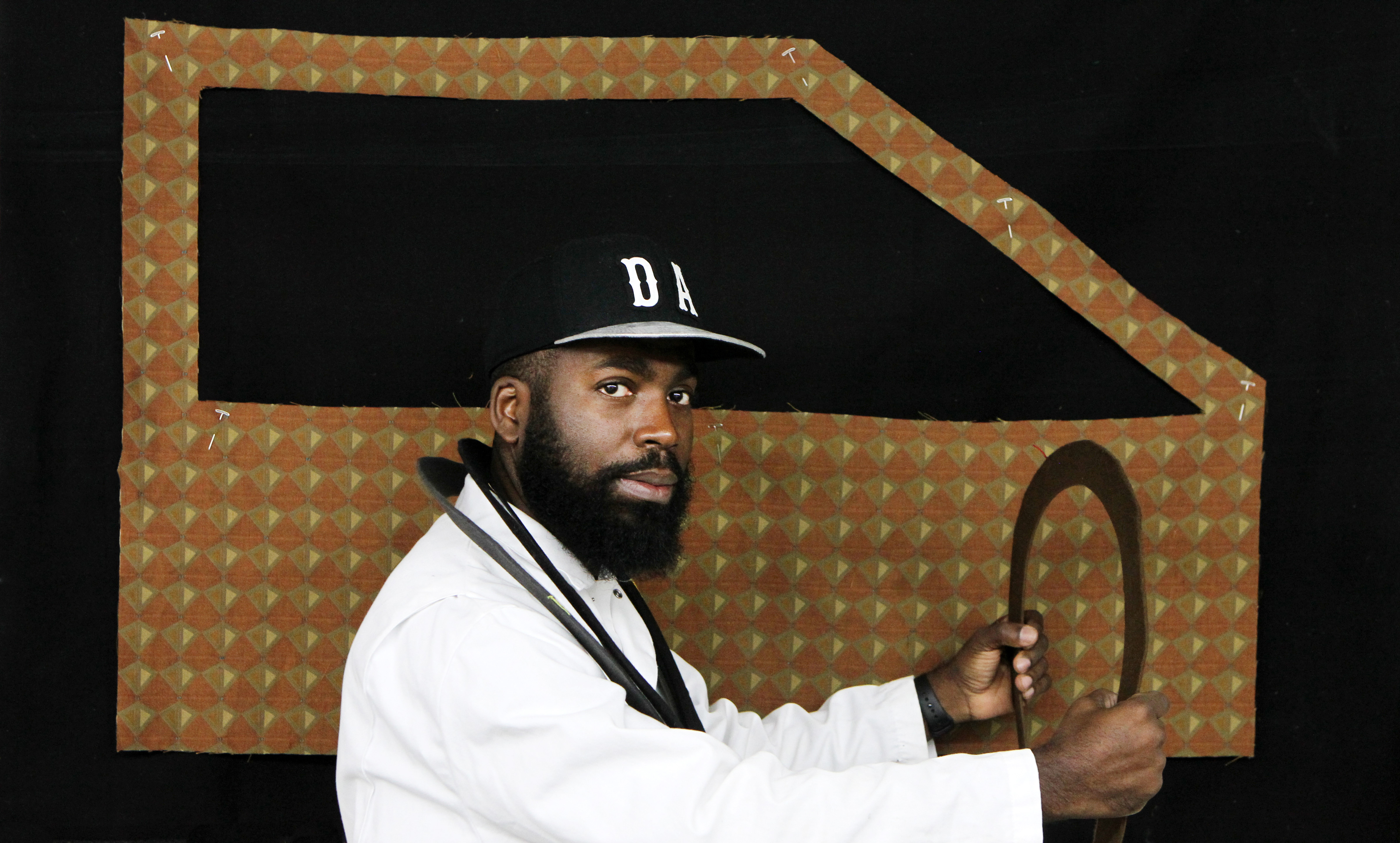 Derrick Adams in his Studio_MAD