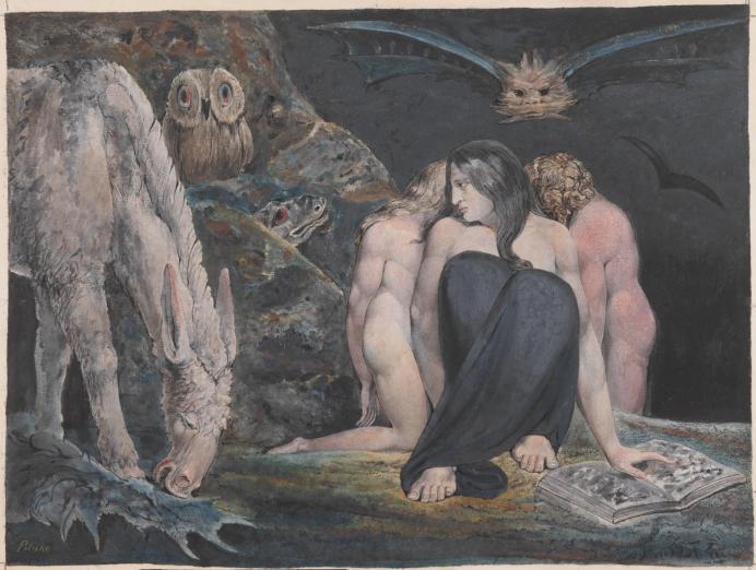 The Night of Enitharmon's Joy (formerly called 'Hecate') c.1795 by William Blake 1757-1827