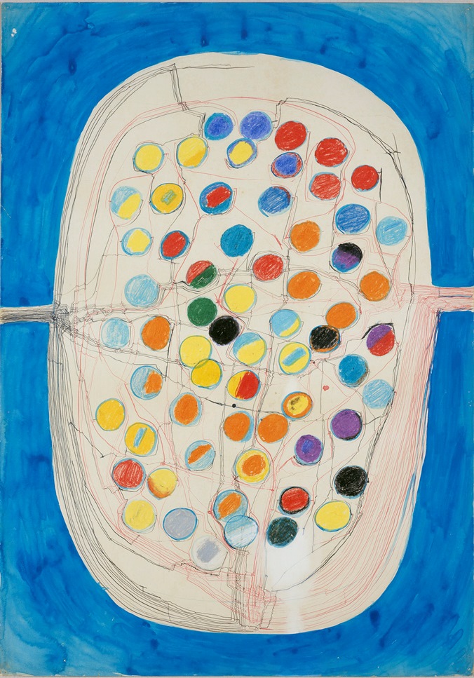 04_TANAKA Atsuko_Drawing after Electric Dress © Kanayama Akira and Tanaka Atsuko Association