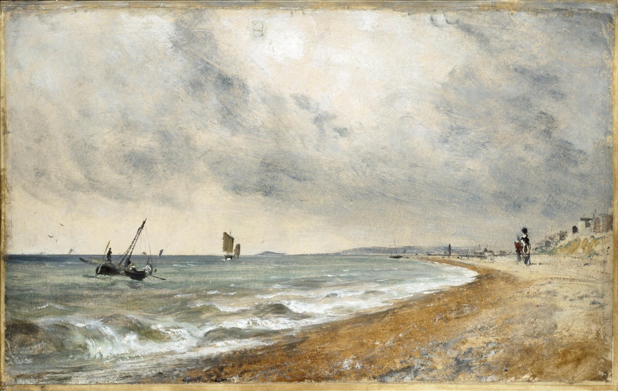 【圖4】John Constable, Hove Beach, with Fishing Boats