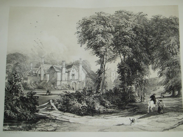 【圖5】 Charles Radclyffe, 《Perry Barr Hall的景觀》 (Views of Perry Barr Hall, the Seat of John Gough, Esq.)
