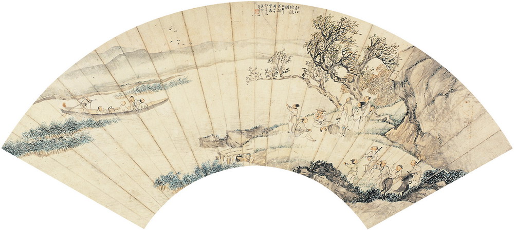 秋江晚渡：藝術家王素逃難記