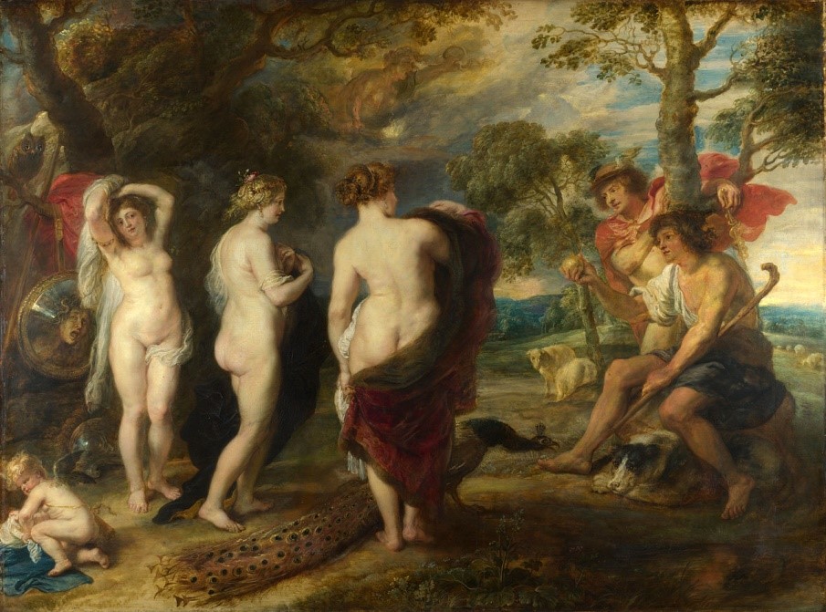 【圖6】Peter Paul Reubens, The Judgement of Paris