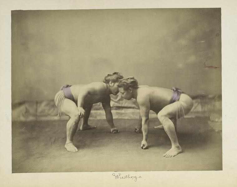 佚名，《摔角》