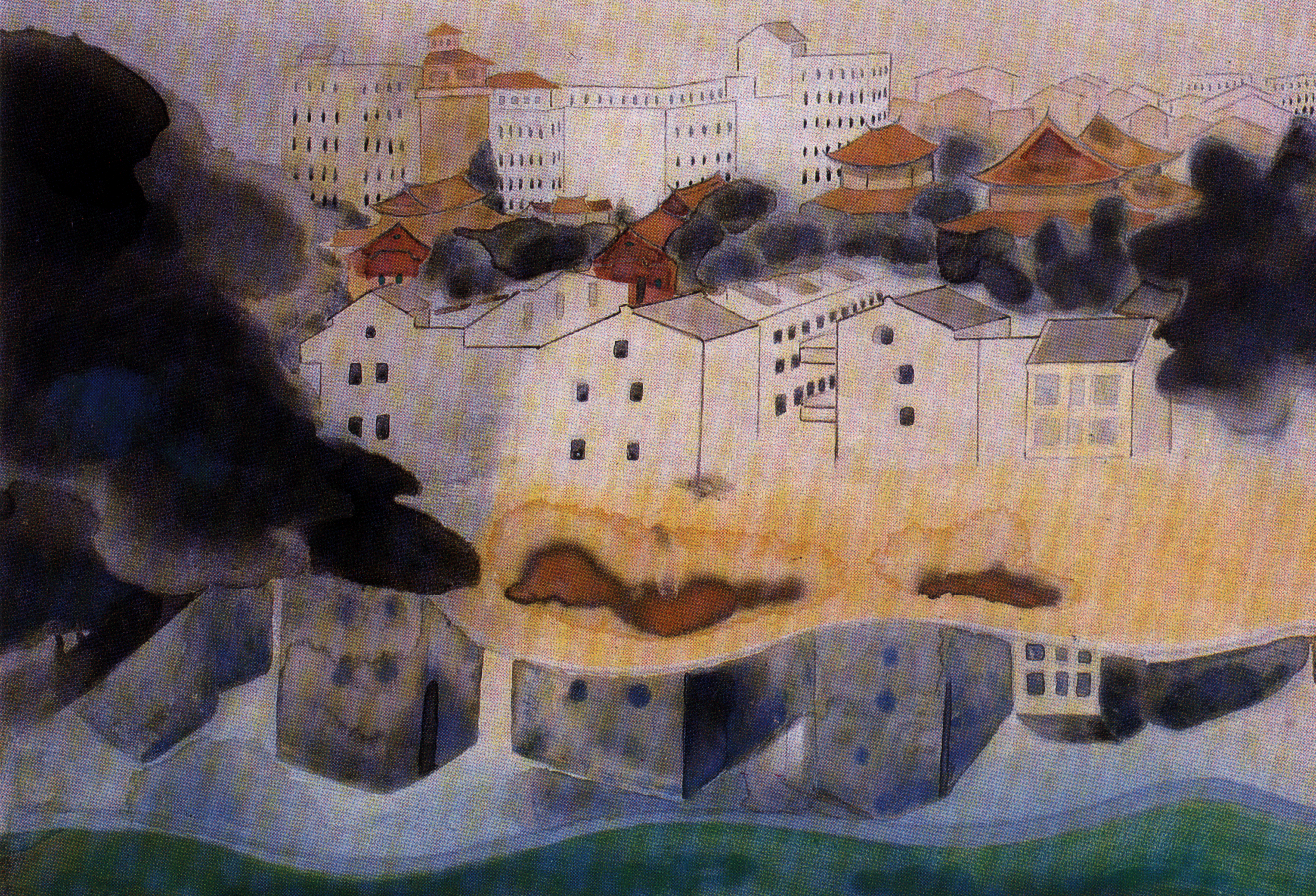 遊覽她的「所見」：一探膠彩畫家陳進風景畫世界