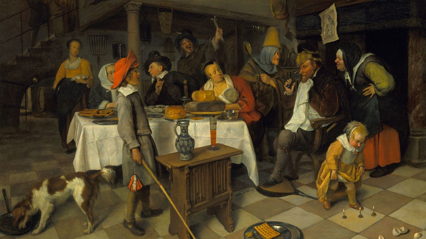 第十二夜的狂歡：揚・斯騰畫中的節慶世界